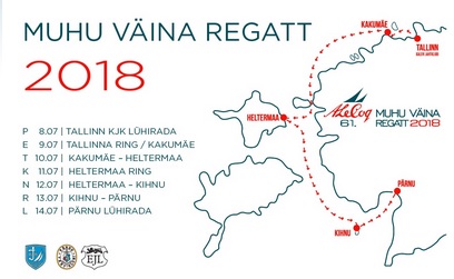 61 Muhu Vaina Regatta 07.07-14.07 2018, Eesti